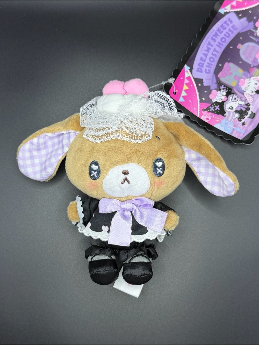 Sanrio X Shobido The Dreamy Sweets Haunted House Series Sugarbunnies keychain